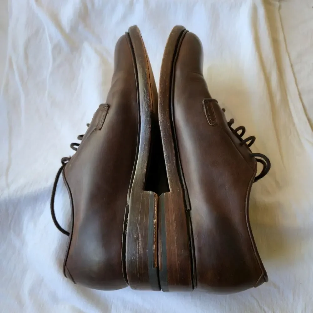 Frye Men's Leather Derby Oxford Shoes Brown Size 10.5 D